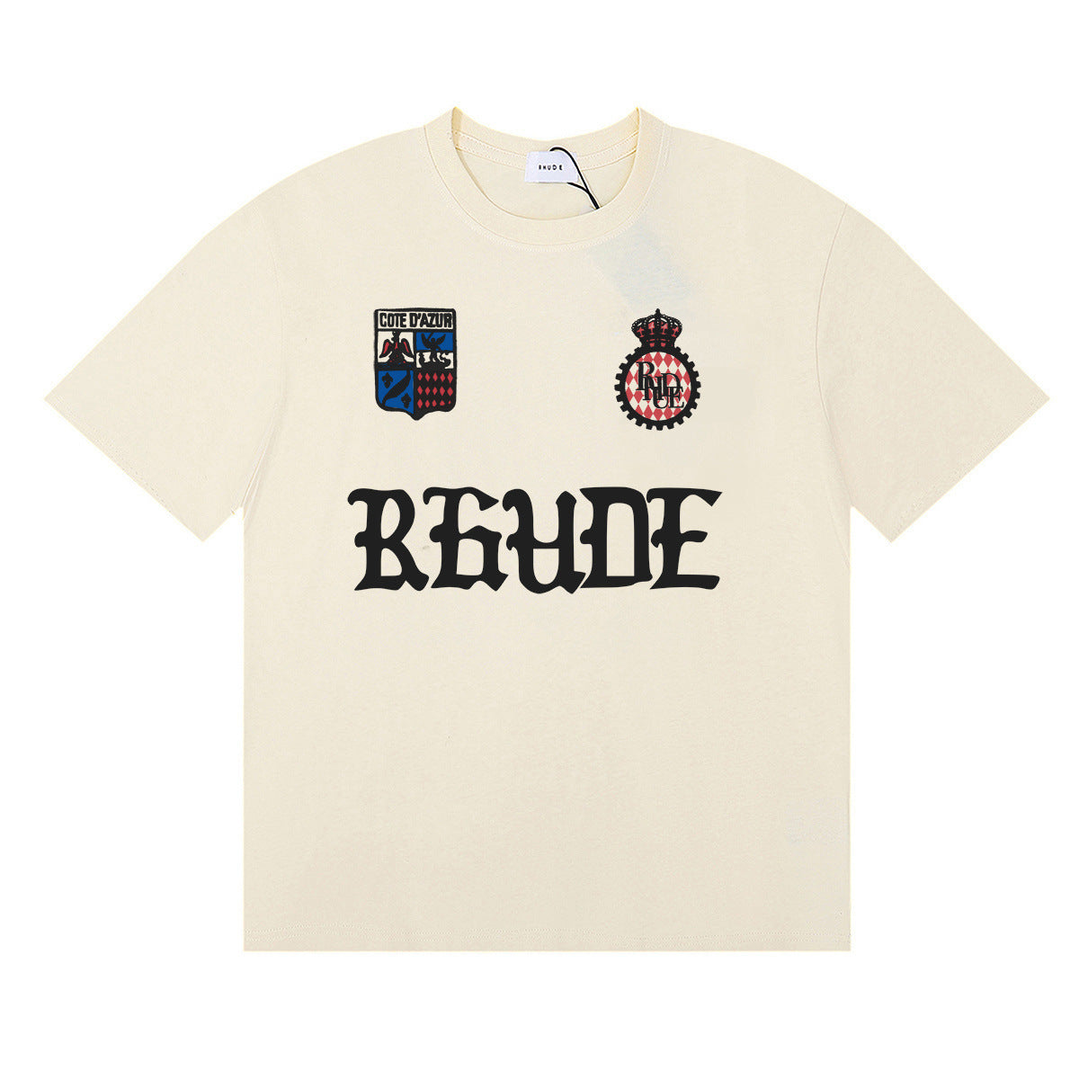 #050 RHUDE shirts 2026 popular fashion street sets school outfit