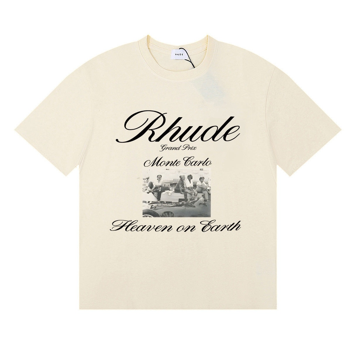 #063 RHUDE shirts 2026 popular fashion street sets school outfit