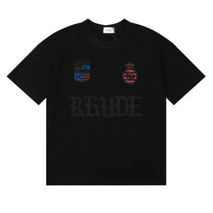 #050 RHUDE shirts 2026 popular fashion street sets school outfit