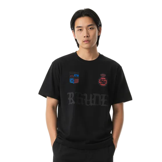 #050 RHUDE shirts 2026 popular fashion street sets school outfit