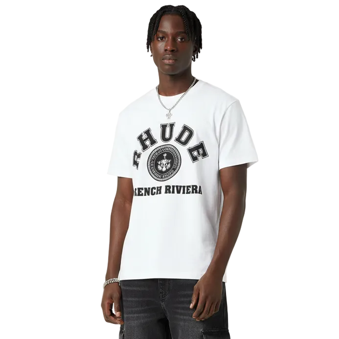 #057 RHUDE shirts 2026 popular fashion street sets school outfit