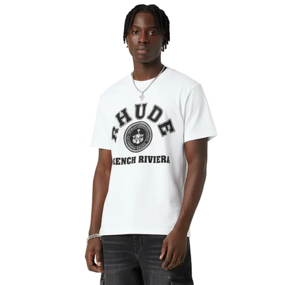 #057 RHUDE shirts 2026 popular fashion street sets school outfit