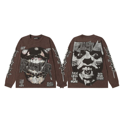 #000 Hellstar colorful street fashion men style hiphop music outfit