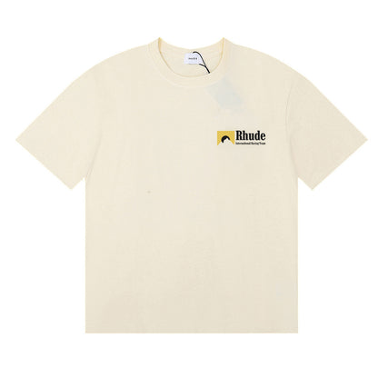 #052 RHUDE shirts 2026 popular fashion street sets school outfit