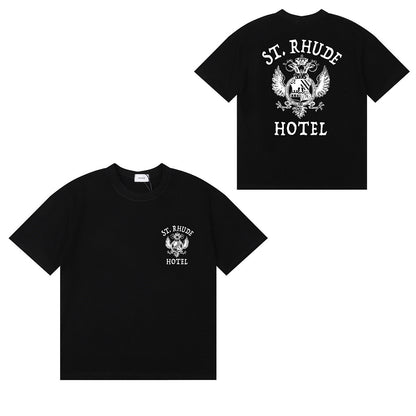#055 RHUDE shirts 2026 popular fashion street sets school outfit