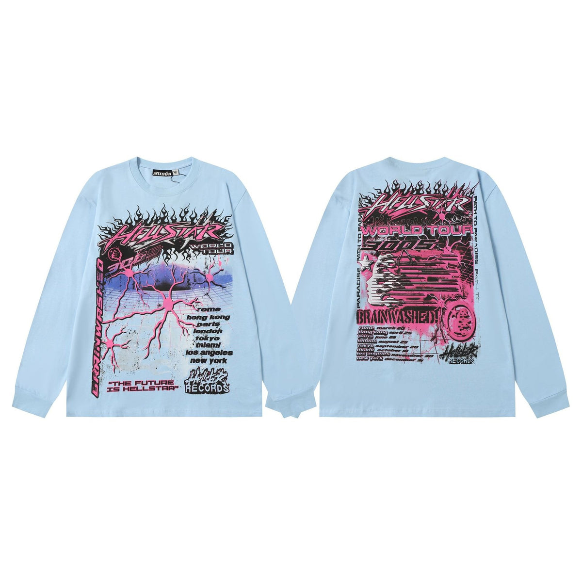 #013 Hellstar brand 2026 colorful new style street fashion hiphop clothes sets outfit