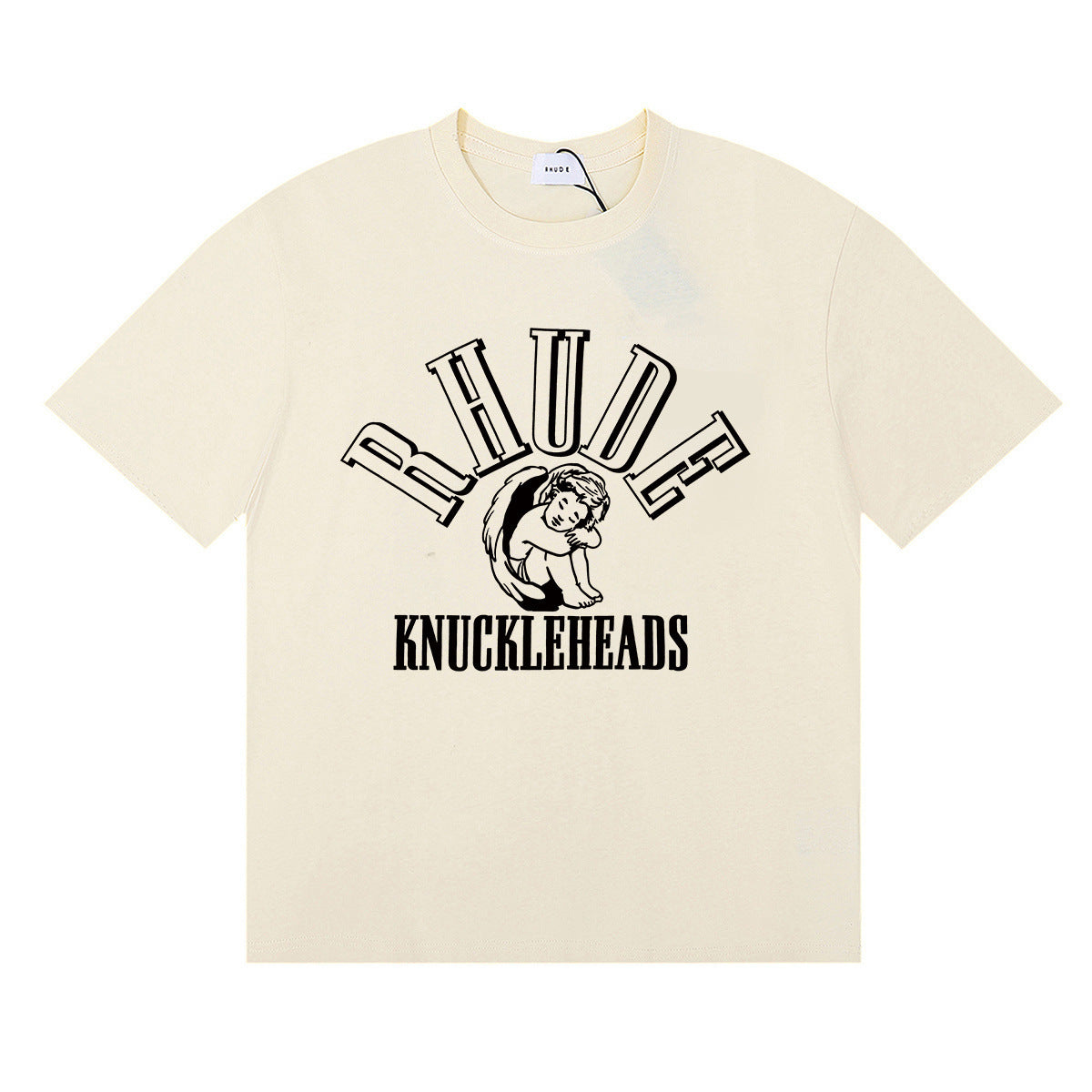 #045 RHUDE shirts 2026 popular fashion street sets school outfit