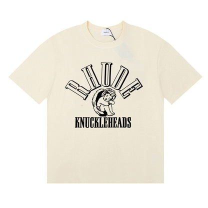 #045 RHUDE shirts 2026 popular fashion street sets school outfit