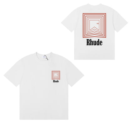 #053 RHUDE shirts 2026 popular fashion street sets school outfit