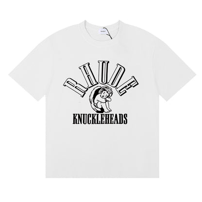 #045 RHUDE shirts 2026 popular fashion street sets school outfit